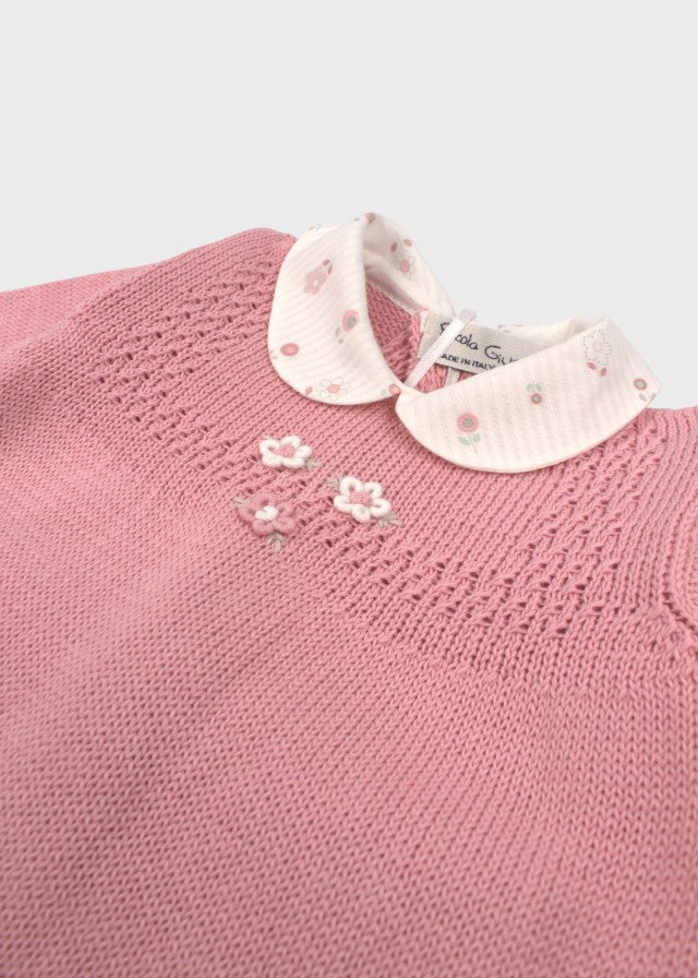 NAIME/CN-R Floral Embroidery Birth Set