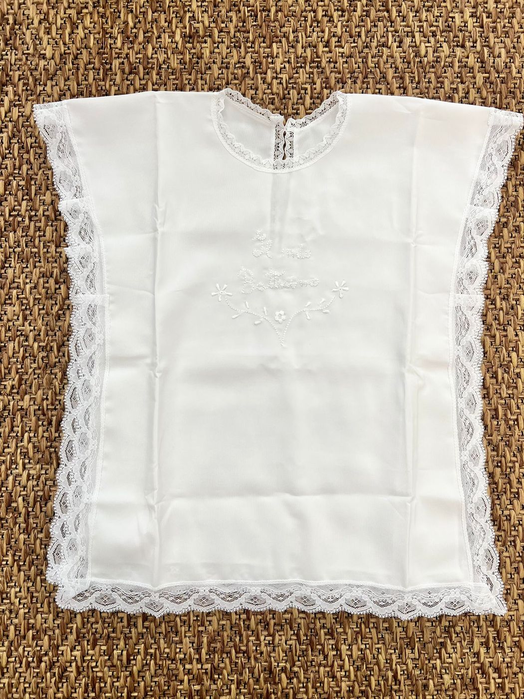 Stola Battesimale BIANCO B/S 22 corredino e abbigliamento neonato | NANU' BABY