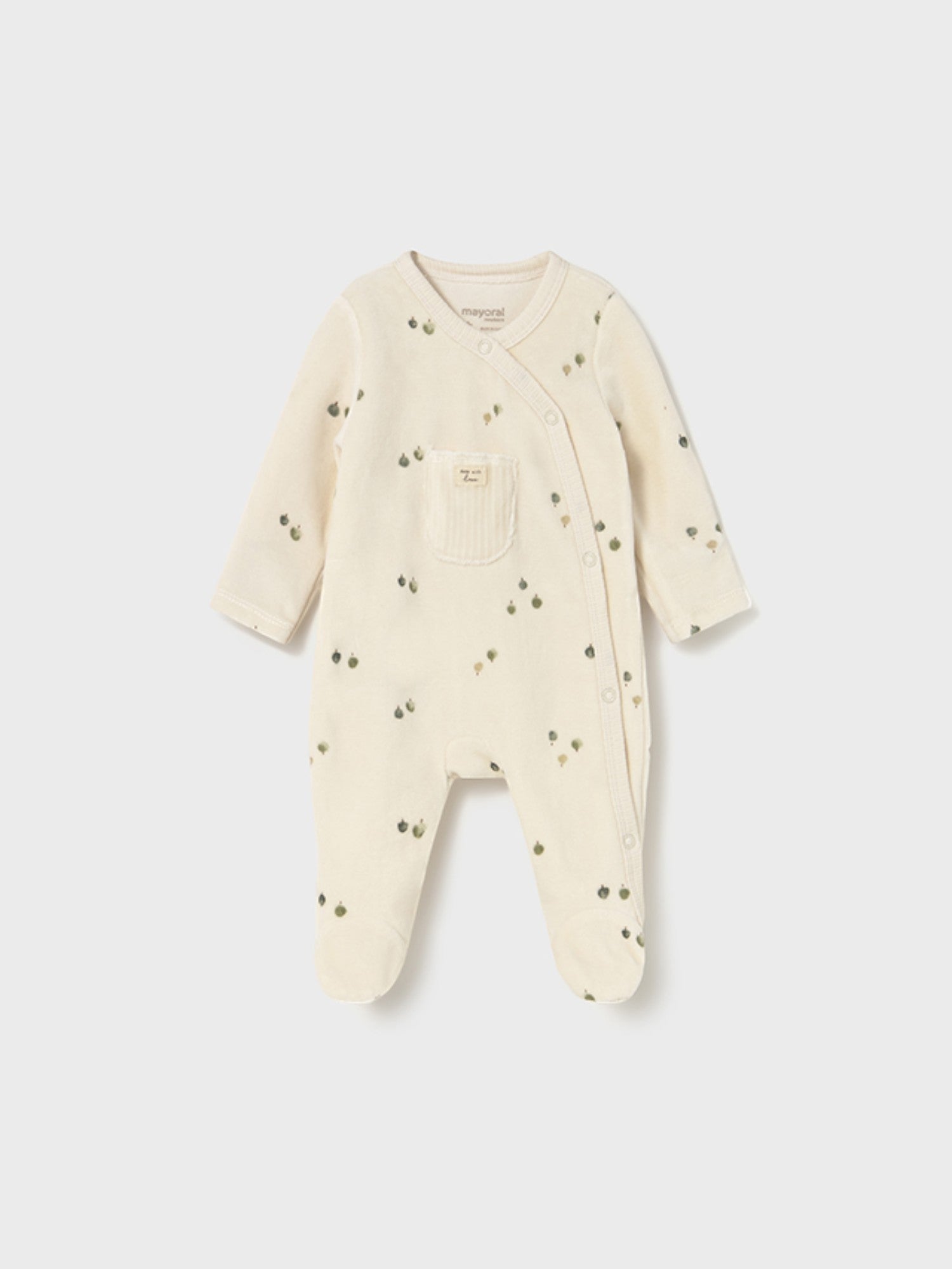 Pagliaccetto ciniglia Neonato Beige 2729/39 -  NANU' BABY