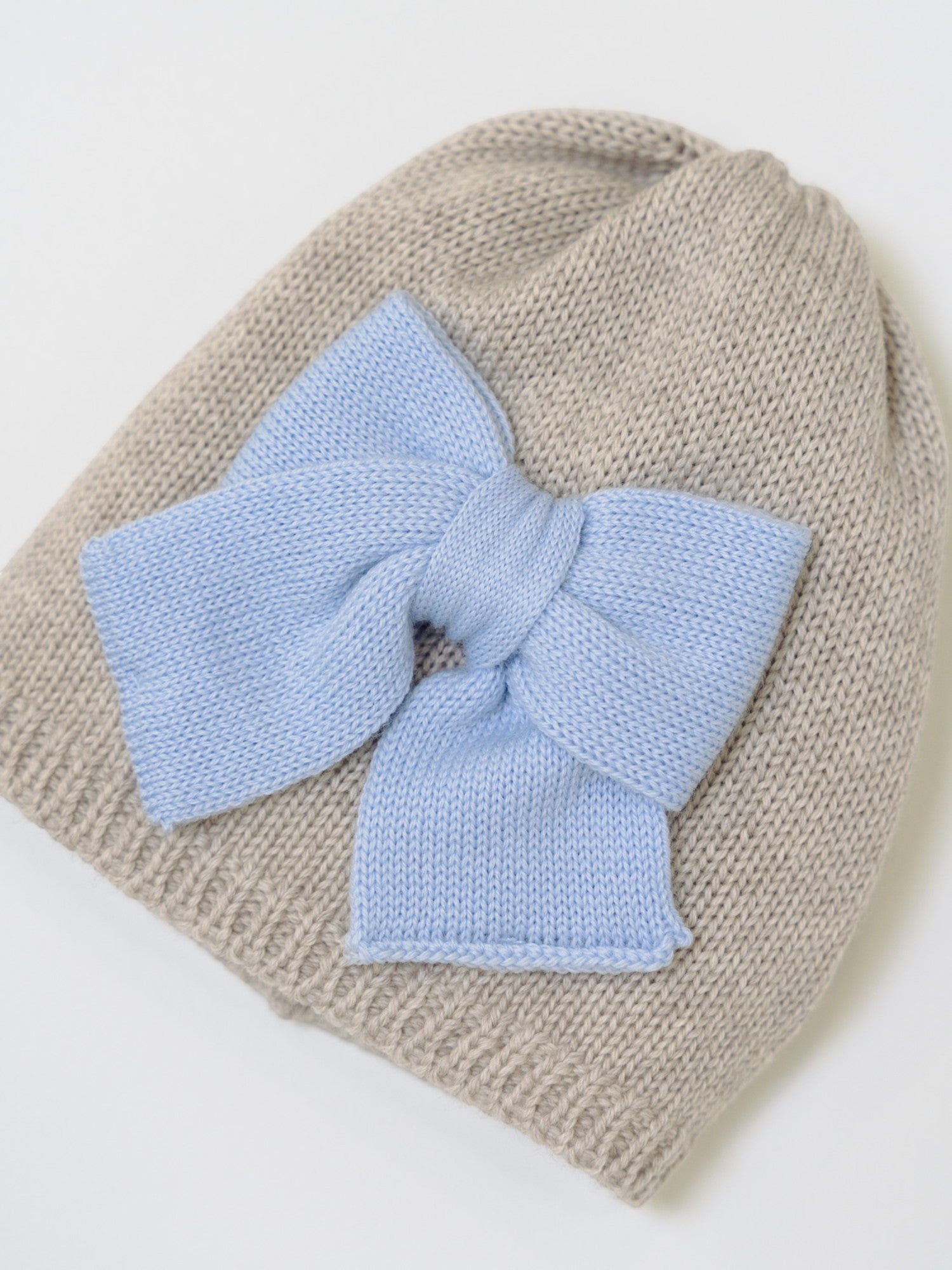 Cuffia Neonato Beige CA92/3005 -  NANU' BABY
