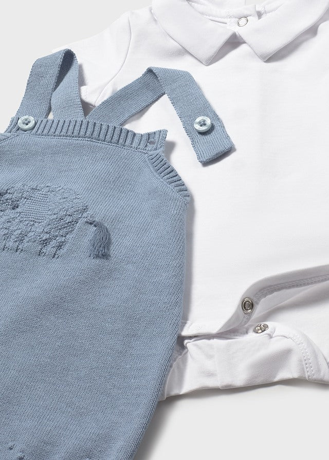 Completo Salopette Body Turchese 1609/68