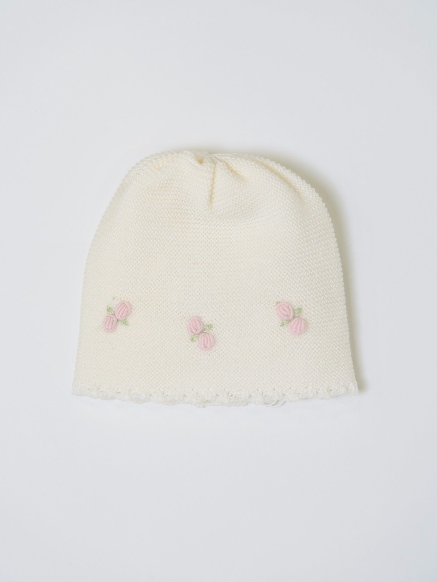 Cuffia Fiocchi Neonata PANNA FIOCCHI/640 -  NANU' BABY