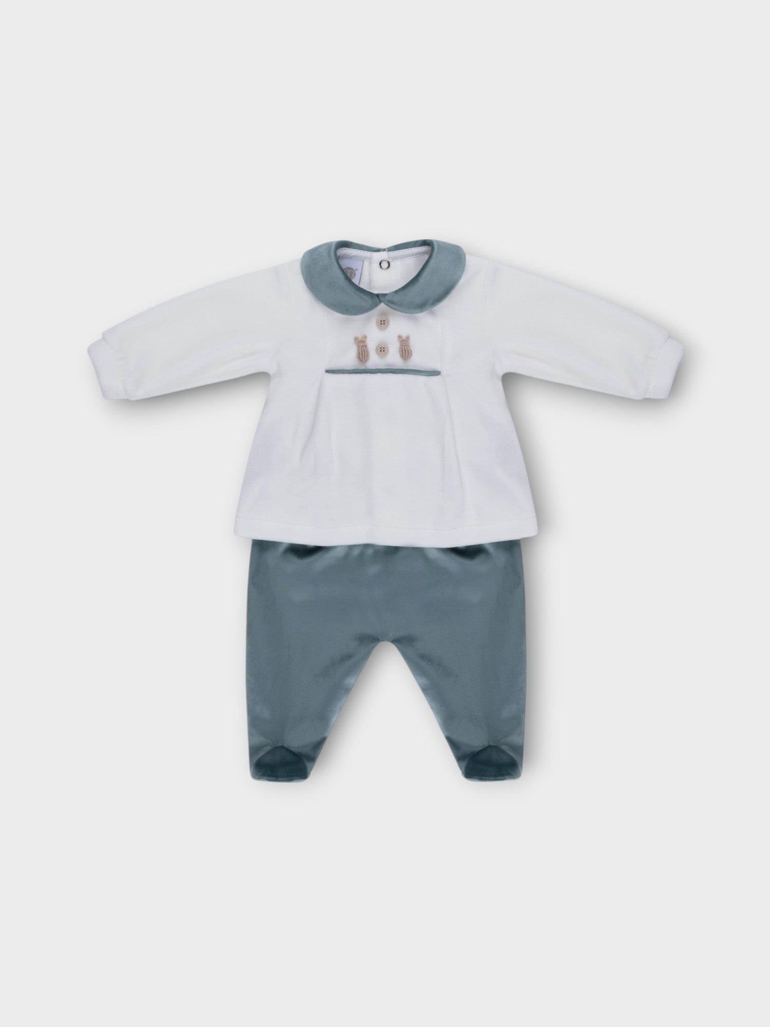 Completo nascita Neonato VANIGLIA IN6451 -  NANU' BABY