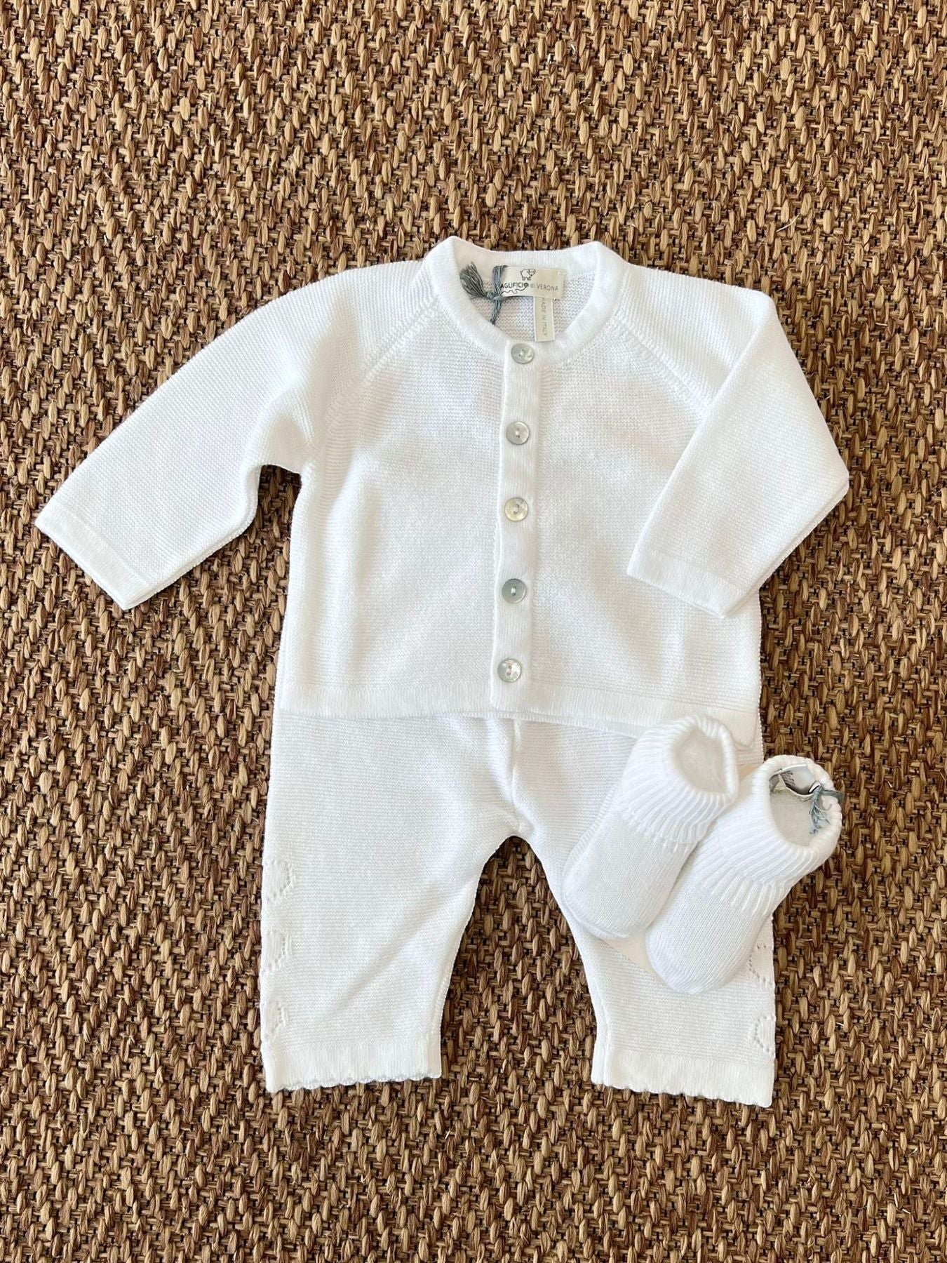 Completo nascita Cuore Neonata BIANCO CUORE 45126/