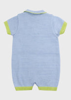 Tutina Corta Teddy Cielo EK6015/C corredino e abbigliamento neonato | NANU' BABY