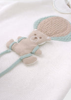 Tutina Cotone Mongolfiera Verde EK5010V corredino e abbigliamento neonato | NANU' BABY