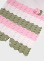 Tutina Cotone Rosa Pesco EK1815 corredino e abbigliamento neonato | NANU' BABY