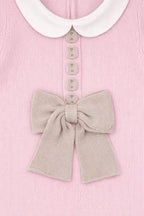 Tutina Cotone Rosa T62L/7003 corredino e abbigliamento neonato | NANU' BABY