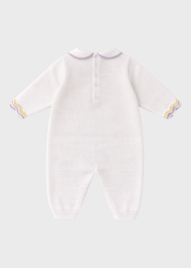 Tutina Cuore Fiocchetto Marsala EK1010/R corredino e abbigliamento neonato | NANU' BABY
