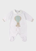 Tutina Jersey Mongolfiera Rosa EK5014R corredino e abbigliamento neonato | NANU' BABY