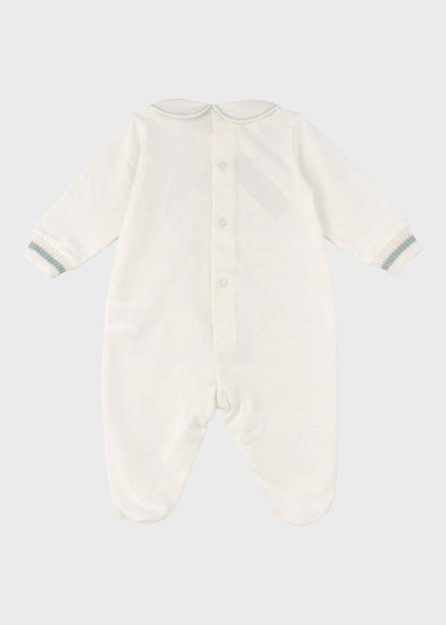 Tutina Jersey Mongolfiera Verde EK5014V corredino e abbigliamento neonato | NANU' BABY