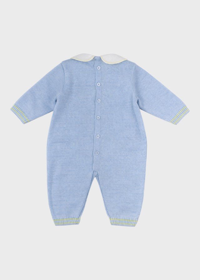 Tutina Lunga Pois Nocciolina Cielo EK5610 corredino e abbigliamento neonato | NANU' BABY