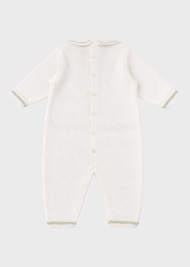 Tutina Lunga Teddy Verde EK5710/V corredino e abbigliamento neonato | NANU' BABY