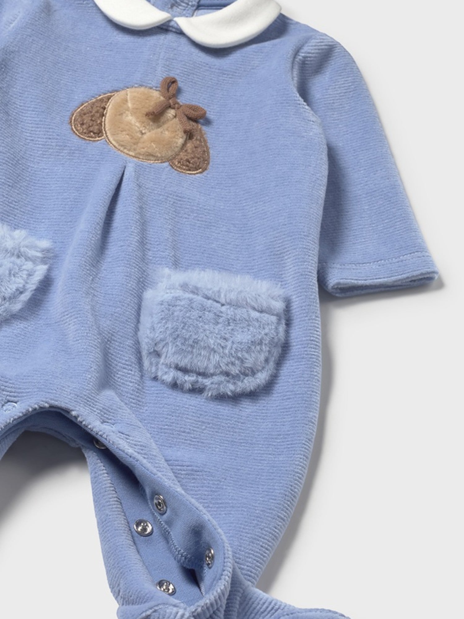 Tutina Neonata AZZURRO 2702/86 corredino e abbigliamento neonato | NANU' BABY