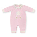 Tutina Neonata Rosa Pura Lana Teddy 7774 corredino e abbigliamento neonato | NANU' BABY