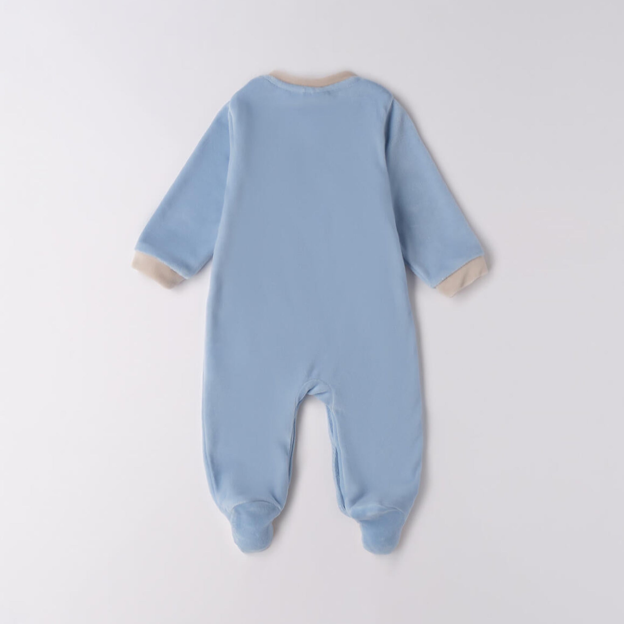 Baby's Blue Chenille Footed Pajamas 3F650/3964