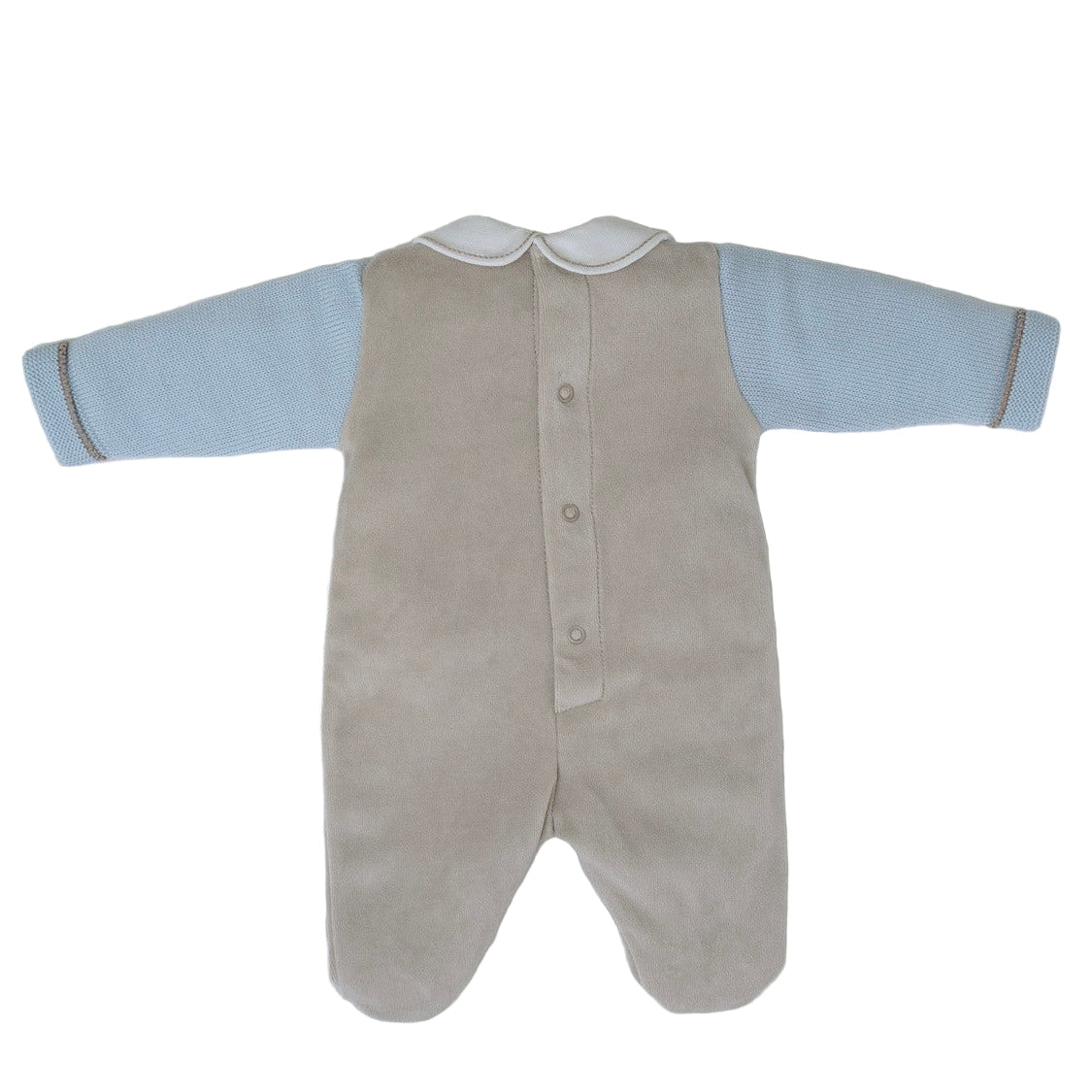 Tutina Neonato Lana Vergine 100% Cielo IN5814 corredino e abbigliamento neonato | NANU' BABY