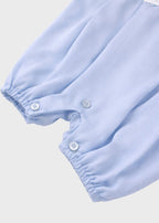 Tutina Pagliacetto Punto Smock EK6521/C corredino e abbigliamento neonato | NANU' BABY