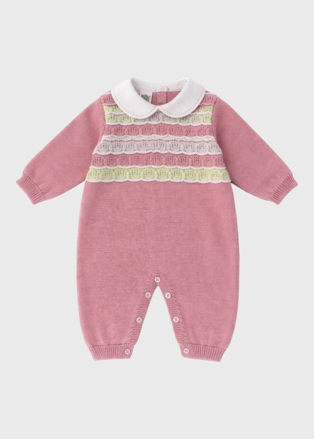 Tutina Tramatura Corpetto Rosa EK1110/M corredino e abbigliamento neonato | NANU' BABY