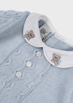 Tutina Tramatura Trecce Cielo EK6710/C corredino e abbigliamento neonato | NANU' BABY