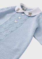 Tutina Tramatura Trecce Cielo EK6710/C corredino e abbigliamento neonato | NANU' BABY