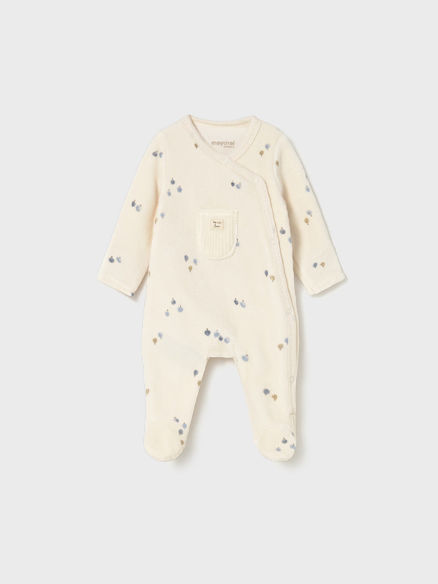 Pagliaccetto ciniglia Neonato Beige 2729/42 -  NANU' BABY