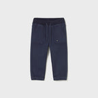 Soft twill jogger pants, baby boy, blue, 2503/74