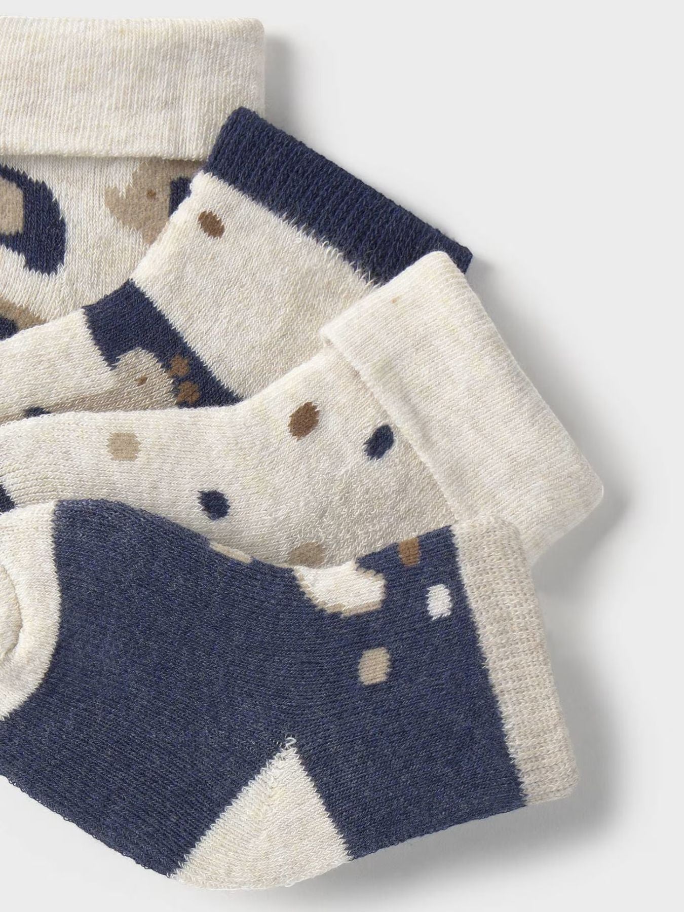 Set mit 4 blauen Socken 1D-9759/BN