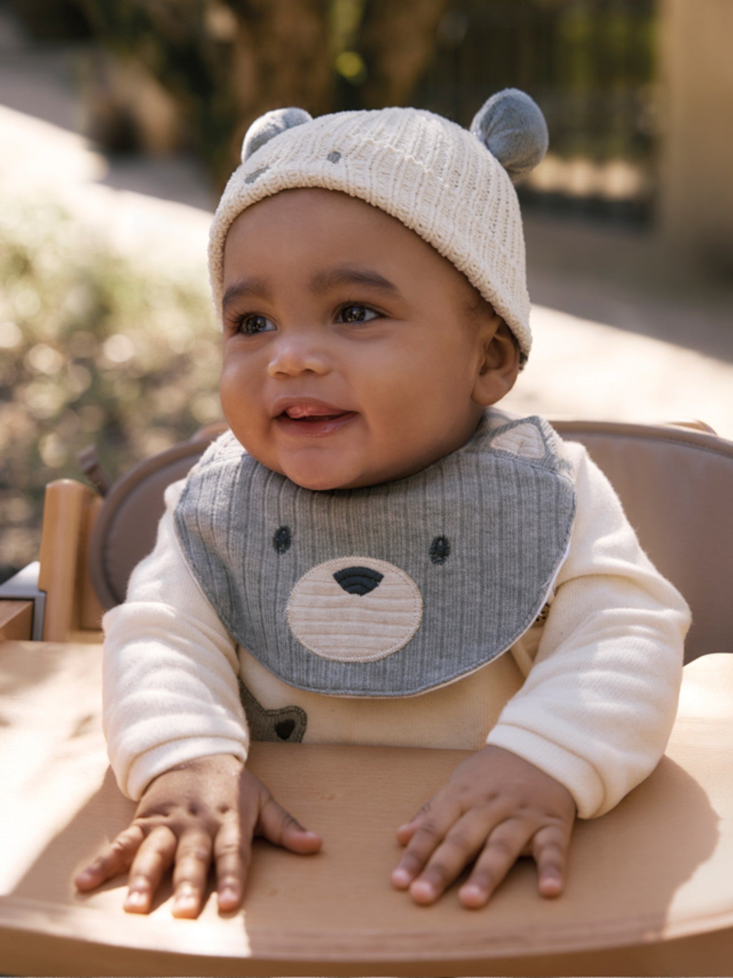 Bavetta Neonato Grigio 9951/46 -  NANU' BABY