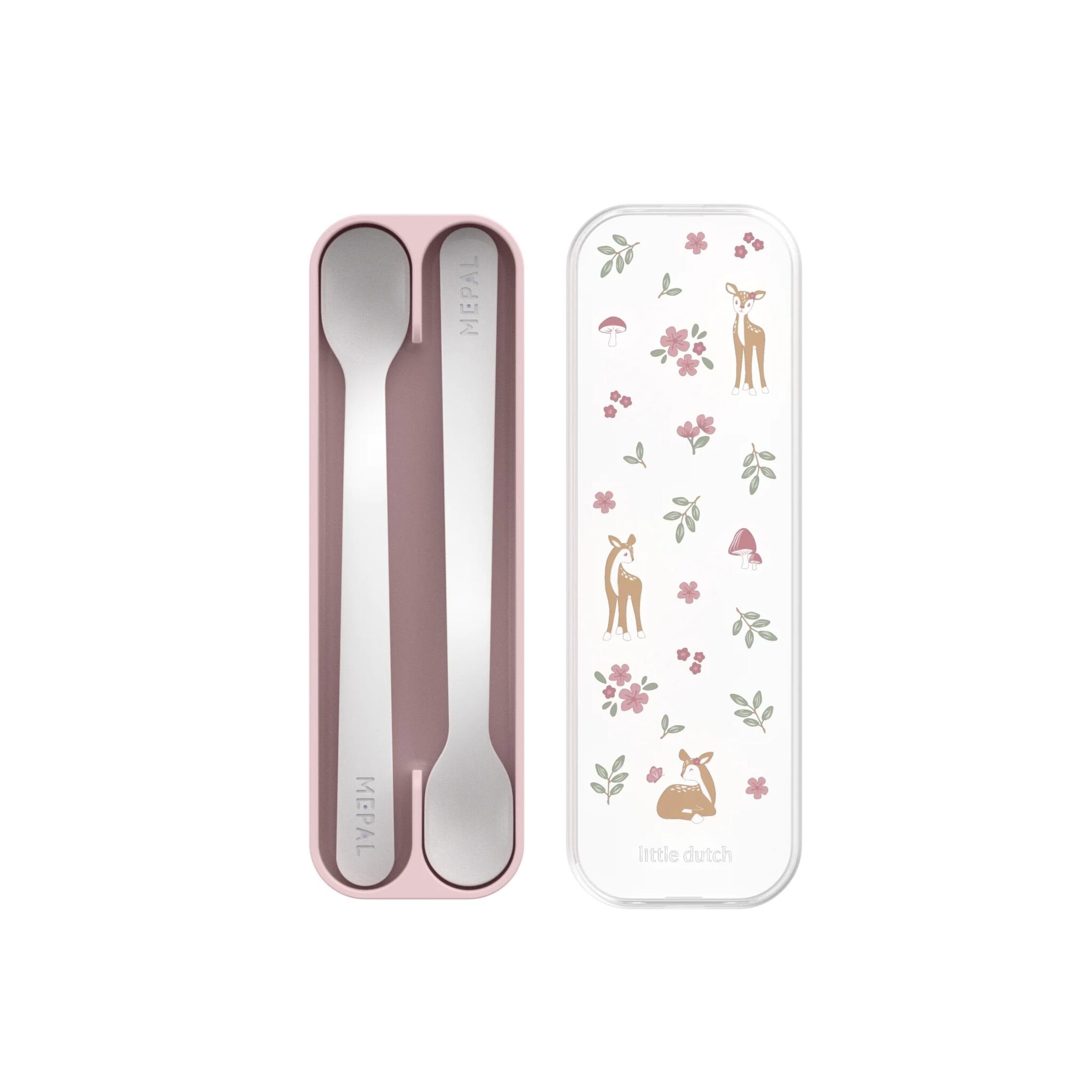 Set cucchiai 2 pezzi  Rosa 108032065406 -  NANU' BABY