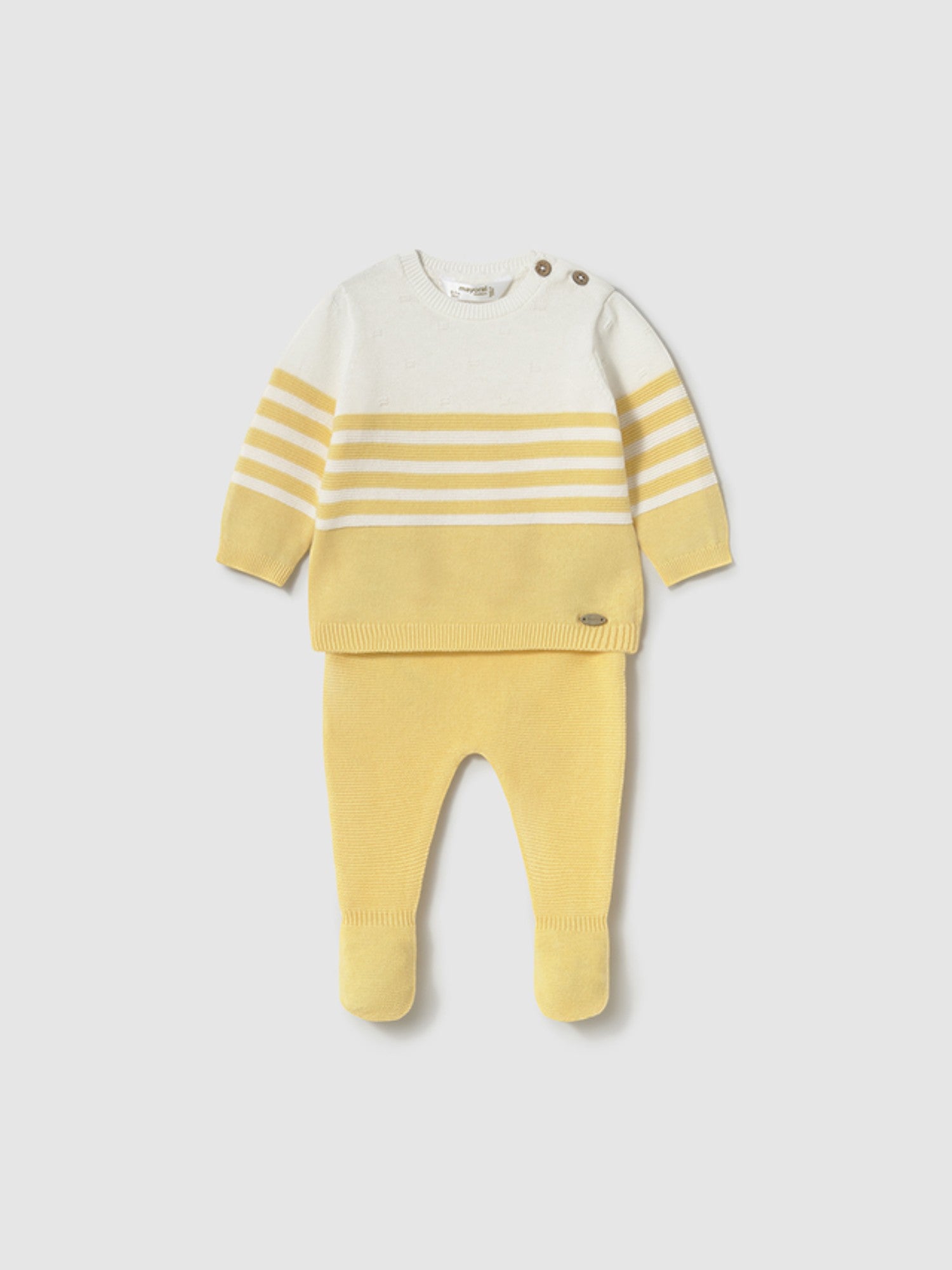 Completo ghettina maglia Neonato GIALLO 1556 /G