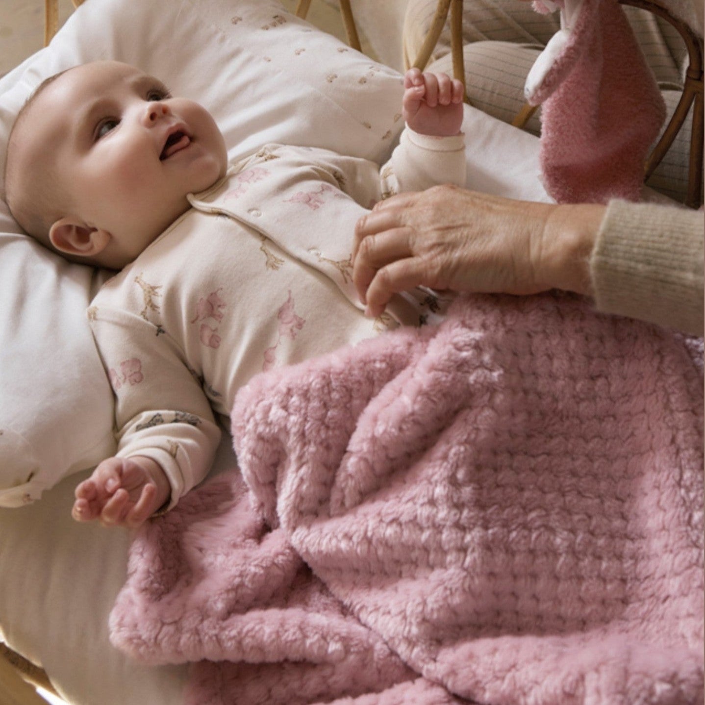 Coperta Neonata Rosa 9959/71 -  NANU' BABY