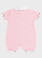 Kurzer Strampler mit rosa Herzen EK6315/R