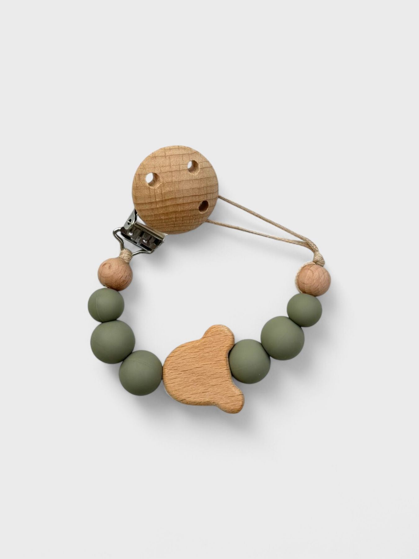 Reggiciuccio Teddy  VERDE RC/TEDDY VERDE MILITARE -  NANU' BABY