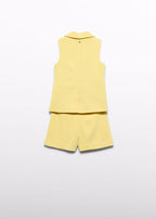 Yellow Bermuda Vest Set 5287/39