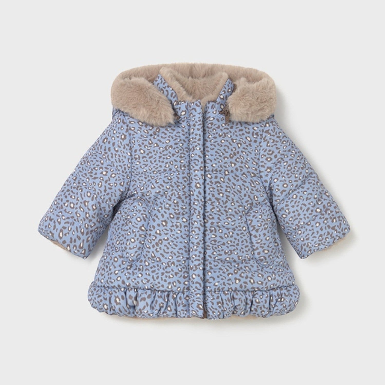 Cappotto Bimba AZZURRO 2404/50 -  NANU' BABY