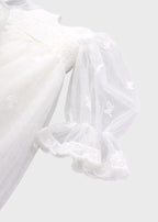 Vestina Cerimonia Bianco EV300ML corredino e abbigliamento neonato | NANU' BABY