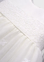 Vestina Cerimonia Bianco EV300ML corredino e abbigliamento neonato | NANU' BABY