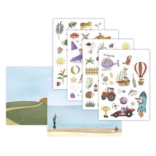 Vetrofanie Jim & Friends Blu 125575 corredino e abbigliamento neonato | NANU' BABY