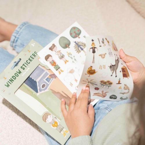 Vetrofanie Little Farm Verde 125599 corredino e abbigliamento neonato | NANU' BABY