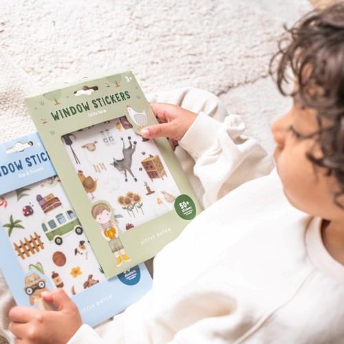 Vetrofanie Little Farm Verde 125599 corredino e abbigliamento neonato | NANU' BABY