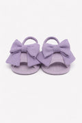 Lilac Bow Fabric Sandals SF41126/L