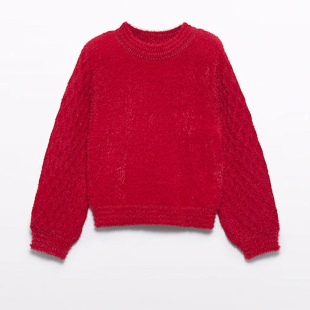 Maglione pelo Bimba Rosso 5827/71 -  NANU' BABY