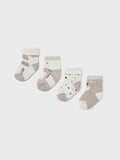 Set mit 4 braunen Socken 1D-9759/MR
