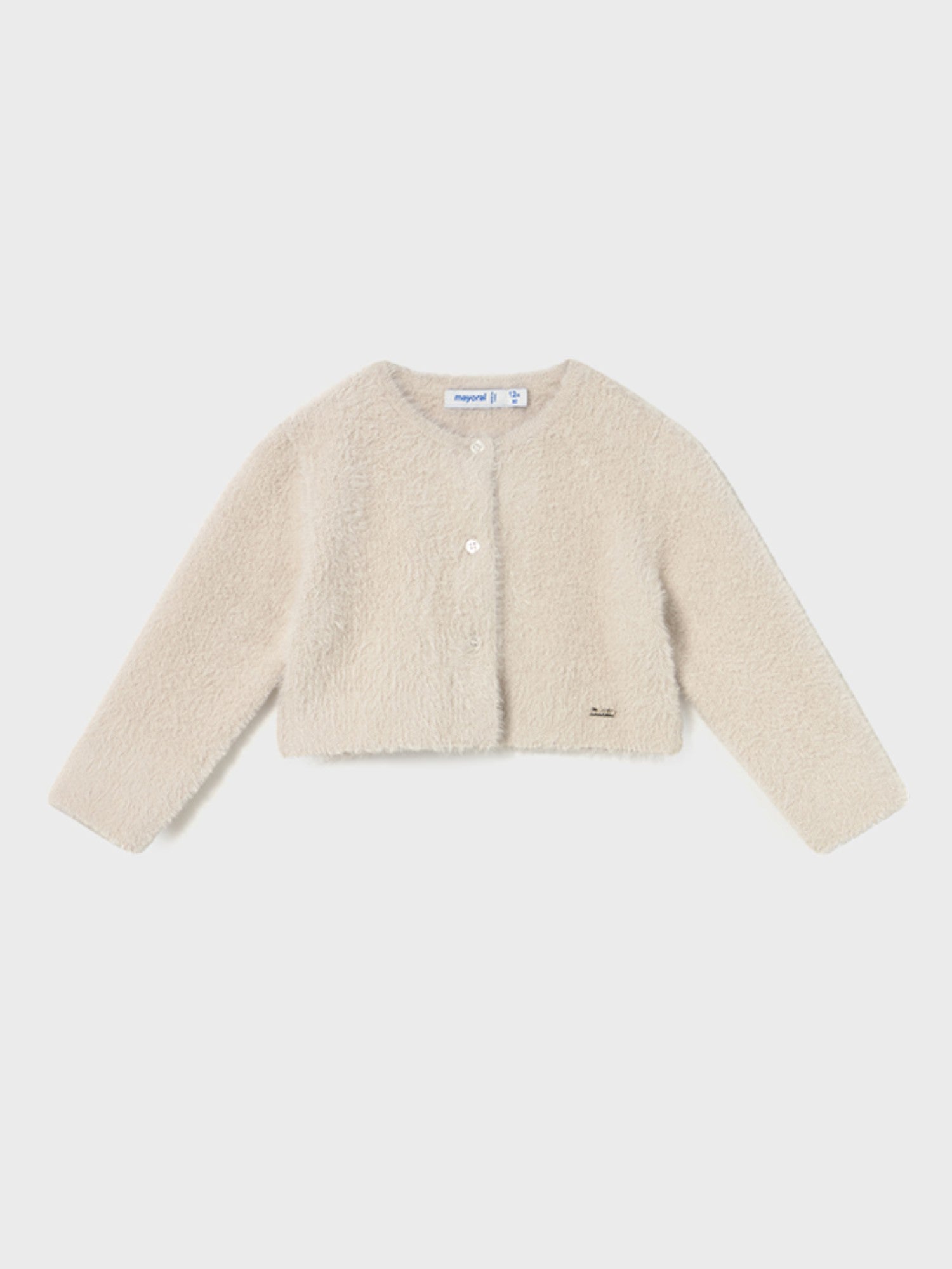Cardigan pellicciotto Bimba Avorio 2357/62 -  NANU' BABY