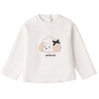 Girocollo Ml Bimba Bianco 3F715/112 -  NANU' BABY