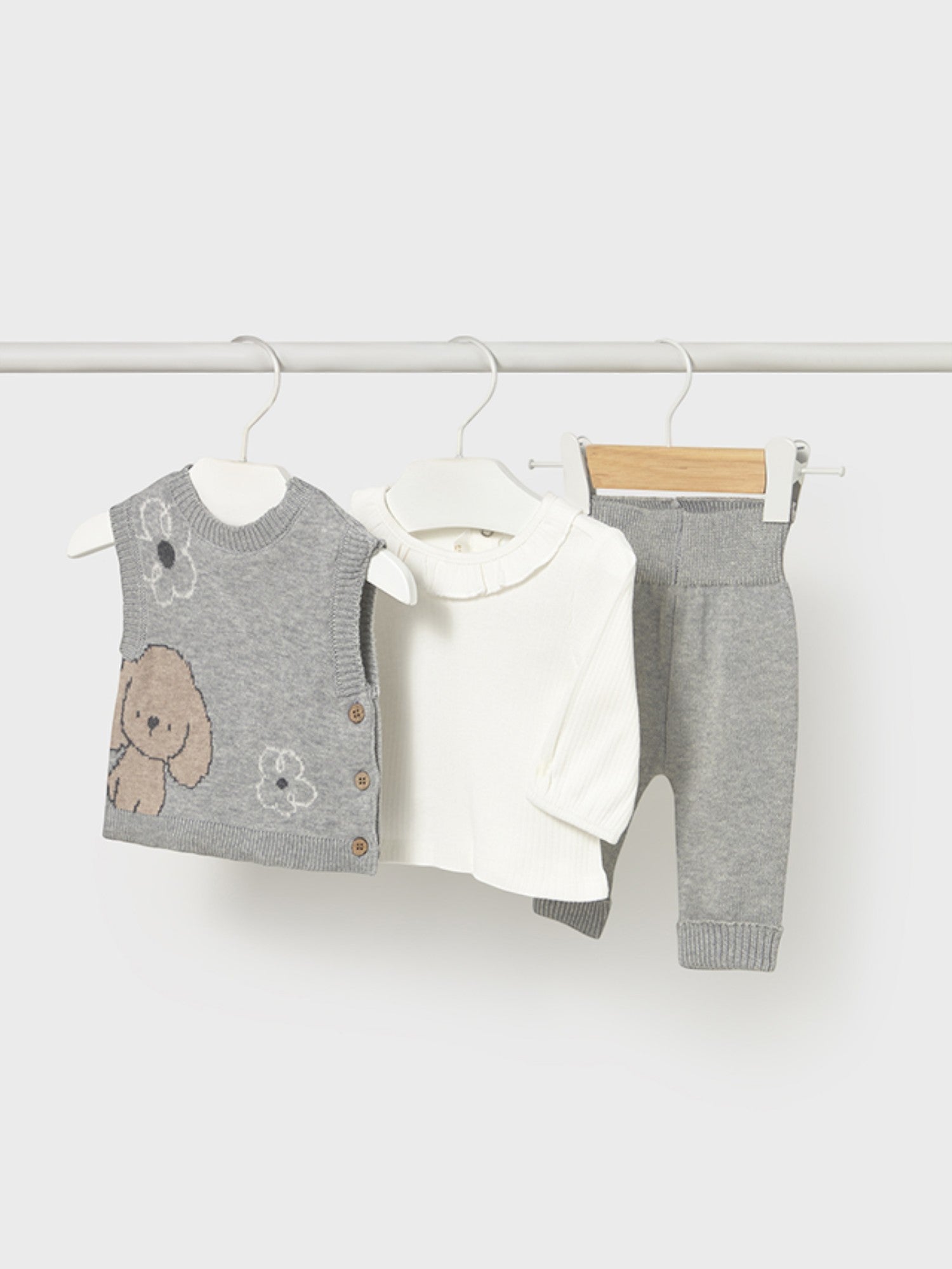 Completo Bimba Grigio 2709/16 -  NANU' BABY