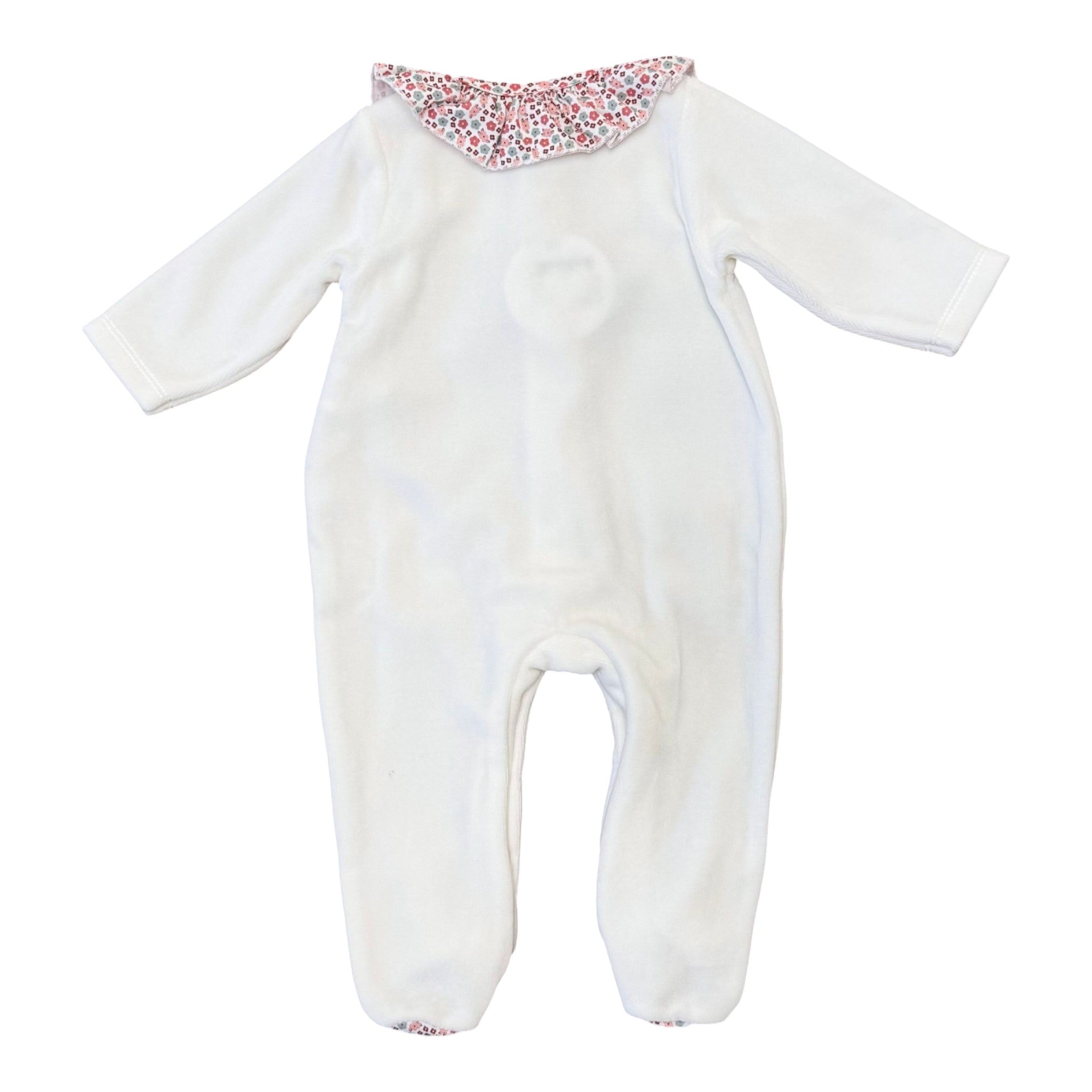 Tutina Neonata Ciniglia Beige - BABIDU' 11902