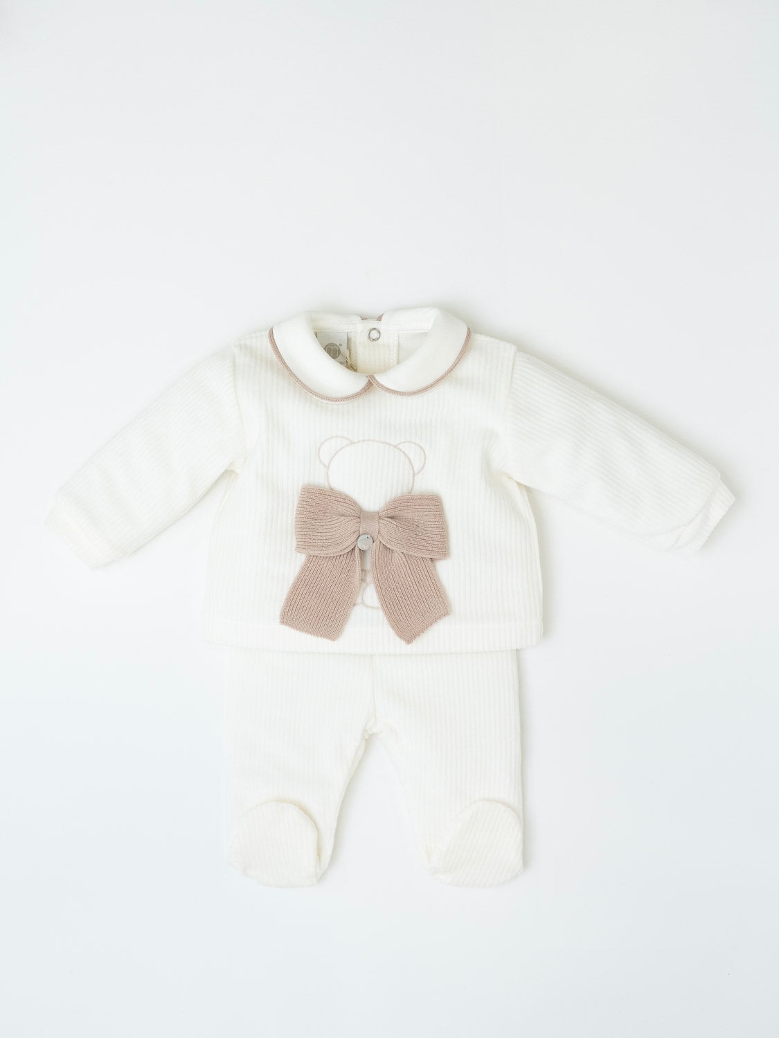 Completo nascita Neonato VANIGLIA IN5951 -  NANU' BABY