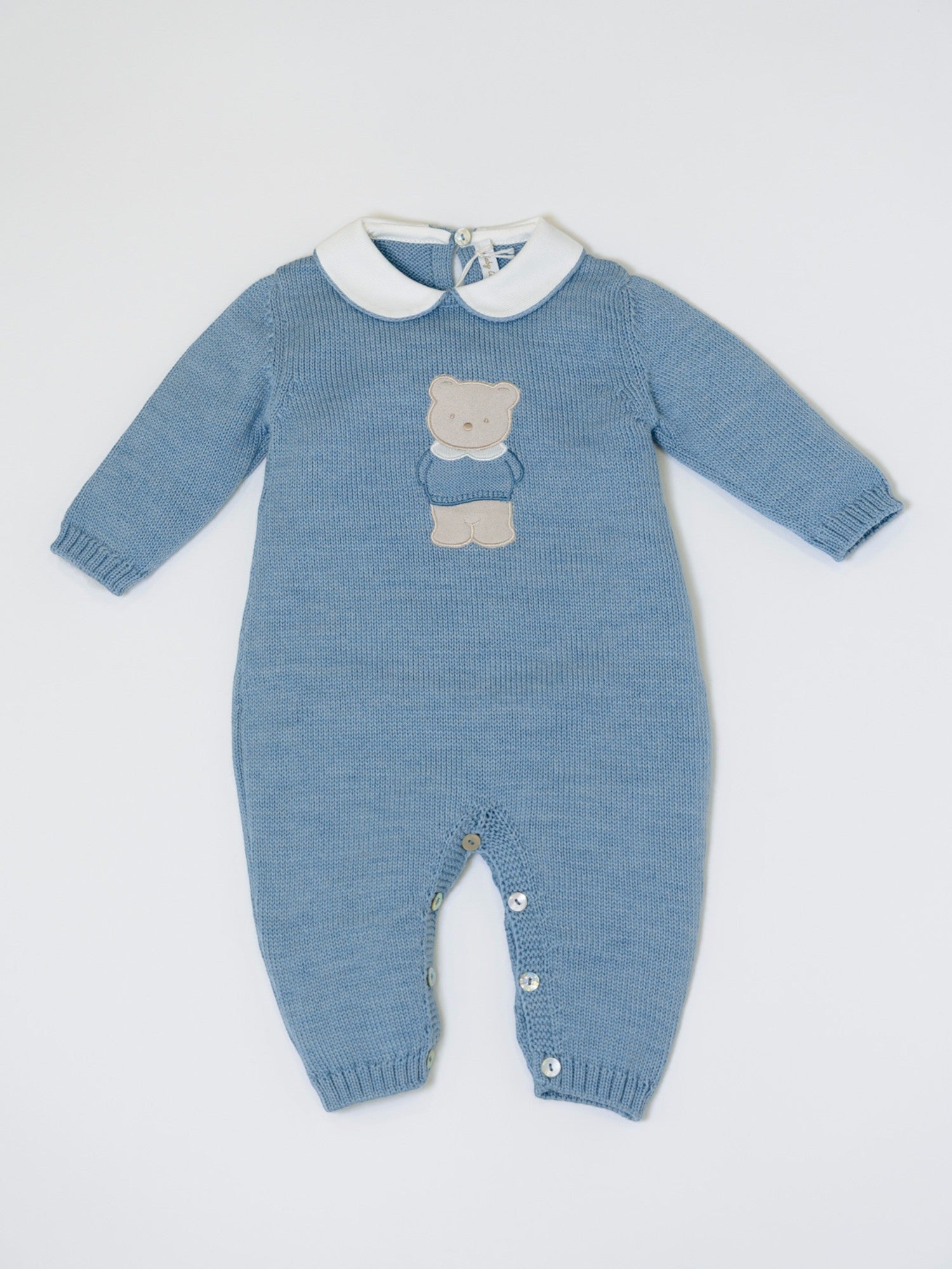 Tutina Orsetto Neonato AZZURRO ORSO 318 -  NANU' BABY